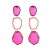 occidental style exaggerating multilayer long style earrings geometry more Alloy embed resin Earringearrings