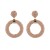 occidental style twining earrings brief handmade weave Round earring Bohemian style earrings