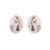 occidental style creativeins wind medium Ladies earrings woman  silver diamond enamel flowers Oval earrings Ear