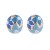 occidental styleins wind enamel flowers earrings woman  silver Round temperament high Earring