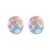 occidental styleins wind enamel flowers earrings woman  silver Round temperament high Earring