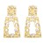 UR geometry fully-jewelled earrings personality three-dimensional earring