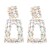 UR geometry fully-jewelled earrings personality three-dimensional earring