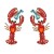 UR personality samll earring occidental style wind exaggerating earrings temperament