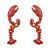 UR personality samll earring occidental style wind exaggerating earrings temperament
