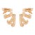 creative personality temperament Ear clip ear stud fashion woman occidental style brief Earring