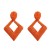 autumn earrings occidental style exaggerating Earring woman Bohemia rhombus earring
