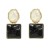  occidental style earrings woman geometry square resin Earring trend retro