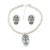 trend earrings necklace set woman exaggerating occidental style punk wind Alloy skull
