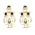 medium earrings occidental style retro ear stud woman fashion palace wind Alloyearrings