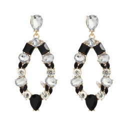 trend colorful diamond earrings occidental style exaggerating Earring woman an..
