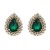 occidental style exaggerating earrings drop ear stud woman super claw chain all-Purposeearrings