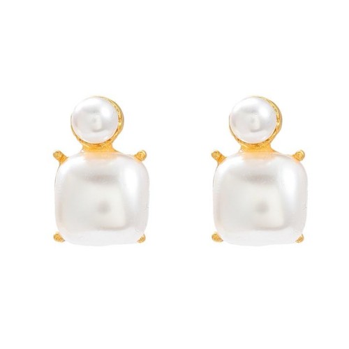 Autumn and Winter Alloy embed Pearl earrings bracelet necklace set lady trend temperament occidental style