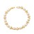 Autumn and Winter Alloy embed Pearl earrings bracelet necklace set lady trend temperament occidental style