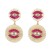  eyes earrings occidental style exaggerating Earring woman Alloy diamond sun flower earring Bohemia
