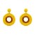 autumn earrings Round earring woman occidental style exaggerating Bohemiaearrings