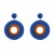autumn earrings Round earring woman occidental style exaggerating Bohemiaearrings
