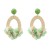 autumn earrings occidental style exaggerating Earring woman flowers elegant Bohemia