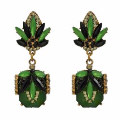 medium earrings occidental style exaggerating Earring woman multilayer fully-j..