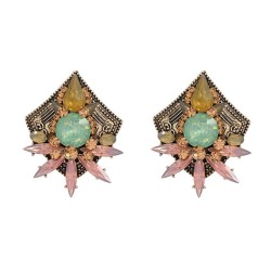  occidental style exaggerating earrings fully-jewelled Earring woman fashion B..