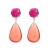 Autumn and Winter occidental style earrings resin Earring woman drop color earring Bohemia