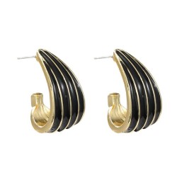 enamel earrings occidental style Earring lady elegant temperament color Strip..