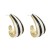  enamel earrings occidental style Earring lady elegant temperament color Stripe
