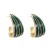  enamel earrings occidental style Earring lady elegant temperament color Stripe