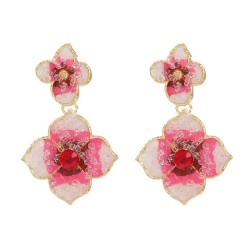 Autumn and Winter flowers earrings occidental style exaggerating Earring lady ..