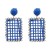 autumn earrings square Earring woman occidental style Bohemian style