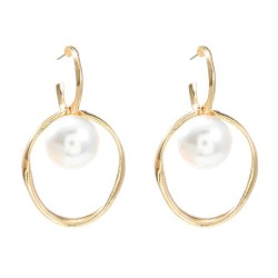 Autumn and Winter Alloy earrings occidental style exaggerating Earring woman t..