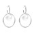 Autumn and Winter Alloy earrings occidental style exaggerating Earring woman trend Round imitate Pearl earring