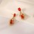  occidental style new retro personality high creative fashion gem lady ear stud earrings
