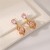  occidental style new retro personality high creative fashion gem lady ear stud earrings