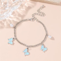  temperament trend star butterfly head bracelet