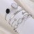  Alloy set bangle four  punk creative bracelet set occidental style