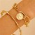  Alloy set bangle four  punk creative bracelet set occidental style