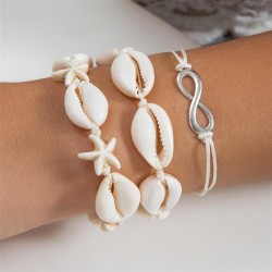 occidental style  wind Shells bracelet  Bohemia weave beads starfish
