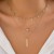 occidental style all-Purpose imitate Pearl butterfly necklace set  retro brief Rhinestone tasselnecklace