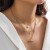 occidental style all-Purpose imitate Pearl butterfly necklace set  retro brief Rhinestone tasselnecklace