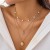 occidental style all-Purpose imitate Pearl butterfly necklace set  retro brief Rhinestone tasselnecklace