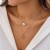 occidental style all-Purpose imitate Pearl butterfly necklace set  retro brief Rhinestone tasselnecklace