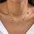 occidental style all-Purpose imitate Pearl butterfly necklace set  retro brief Rhinestone tasselnecklace
