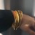 occidental style wind personality fashion snake pattern three layer elasticity bangle exaggerating textured a