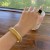 occidental style wind personality fashion snake pattern three layer elasticity bangle exaggerating textured a