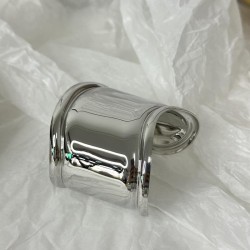  retro opening width geometry wave silver color bangleins wind atmospheric
