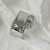  retro opening width geometry wave silver color bangleins wind atmospheric