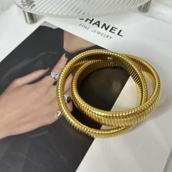 occidental style wind personality fashion snake Double circle twining elastici..