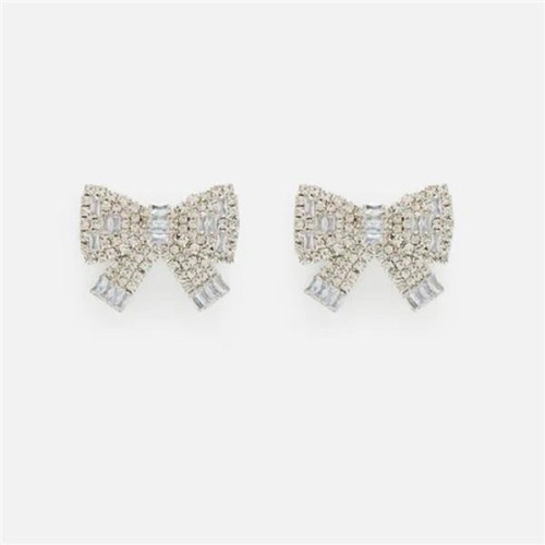 samll bow zircon earrings lady high ear stud Earring occidental styleearrings