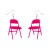  personality creative Acrylic earring occidental style wind fashion all-Purpose